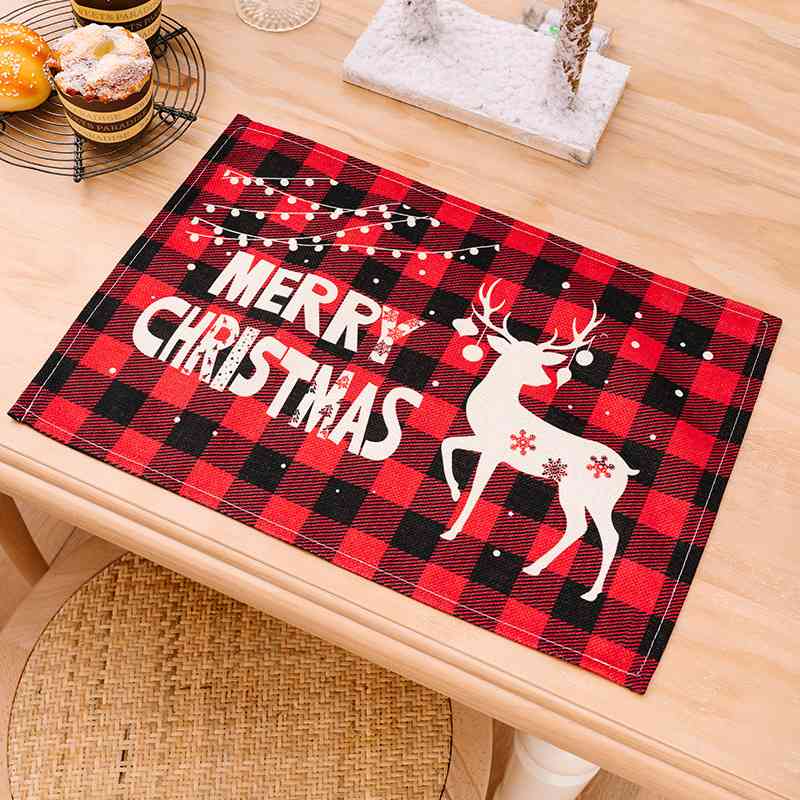 Assorted 2-Piece Plaid Placemats